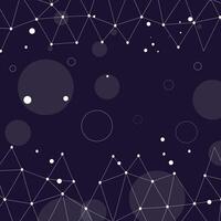 Polygonal geometric web, glowing circles, tech-inspired art, stylish digital wallpaper, minimal and trendy vector