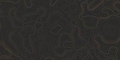 Abstract topographic patterns in dark color scheme create a modern visual effect vector