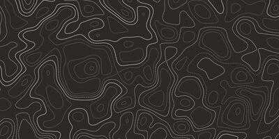 Abstract contour lines create a unique pattern on a dark background vector