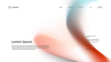 Creative abstract design with colors vector