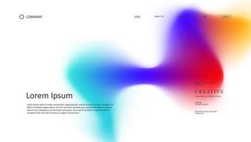 abstract web page design vector
