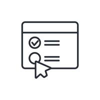 quiz icons isolated style vector