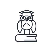 knowledge icons isolated style vector