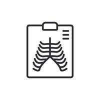 bone scan icons isolated on White vector