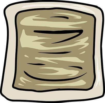 bread with peanut butter