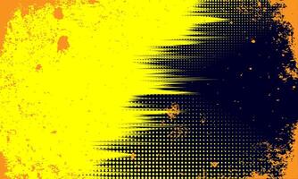 dark blue yellow color pattern gradient grunge texture background. Dots pop art comics sport style Abstract background dark blue color with modern corporate concept. vector