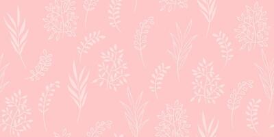 Pastel pink Abstract Floral seamless pattern design for fashion textiles, graphics, backgrounds and crafts vector