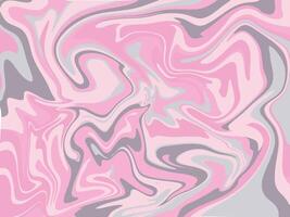 Abstract pink and grey liquid marble background vector