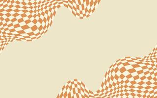 Groovy hippie background retro psychedelic style. illustration vector