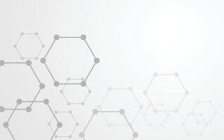 Geometric abstract background with hexagons. vector