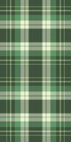 Classic green and cream plaid pattern. Perfect for textile design, apparel, or website backgrounds. Subtle texture evokes comfort and tradition. vector
