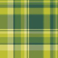 Elegant green and yellow plaid pattern. Perfect for textile designs, website backgrounds, or packaging. This versatile image evokes feelings of nature, freshness, and tranquility. vector