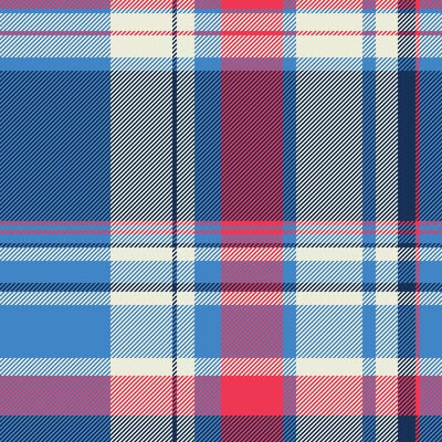 Vibrant plaid pattern in blues, pinks, and creams. Perfect for textile designs, website backgrounds, or fashionrelated projects.