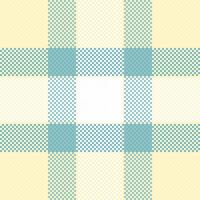 Pastel plaid pattern in soft teal and yellow. Perfect for backgrounds, textiles, or website design. This calming, minimalist texture evokes feelings of serenity and understated elegance. vector