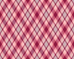 Elegant pink and burgundy diagonal plaid pattern. Perfect for textile design, fashion, wallpaper, or website backgrounds. Subtle texture adds sophistication. vector