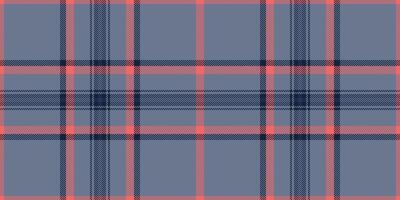 Stylish coral and slate blue plaid pattern. Perfect for textile design, fashion, or website backgrounds. vector