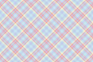 Soft pastel plaid pattern. Perfect for textile design, websites, or packaging. This delicate, repeating texture evokes feelings of spring and serenity. vector