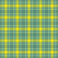 Classic plaid pattern in yellow, green, and blue. Perfect for backgrounds, textiles, or design elements. Timeless, versatile and eyecatching texture. vector