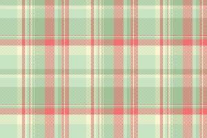 Sparse textile plaid fabric, uk check tartan. Filigree seamless texture pattern background in light and pastel colors. vector