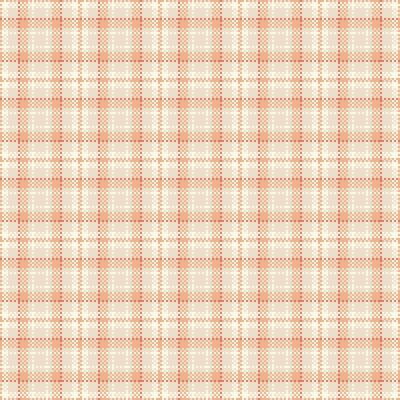Detailed, soft plaid pattern in peach and beige. Pixelated texture, versatile background, suitable for cozy designs, textiles, or vintageinspired projects.