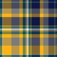 Classic tartan pattern in yellow, blue, green, and white. Perfect for backgrounds, textiles, apparel, or vintageinspired designs. Timeless style with a vibrant twist. vector