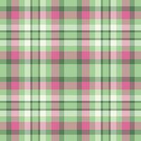 Classic plaid pattern in pastel green and pink hues. Ideal for backgrounds, textile designs, or adding a touch of traditional charm to creative projects. Versatile, stylish. vector