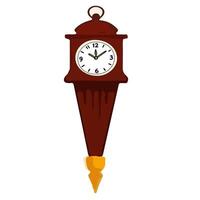 Tall Pendulum Clock Frame vector