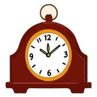 Retro Desk Clock Frame vector