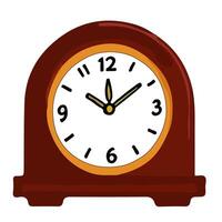 Table Clock With Frame vector