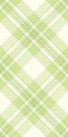 Woman textile texture seamless, form tartan plaid fabric. Other check background pattern in light and ivory colors. vector