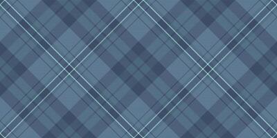 Elegant diagonal plaid pattern in calming blue tones. Perfect for textile design, website backgrounds, or creating a sophisticated, timeless aesthetic. vector