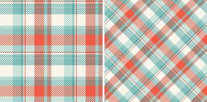 Classic tartan pattern, in warm, inviting colors. Seamless plaid textures, ideal for fashion, textiles, backgrounds. Versatile for winter projects crafts. vector