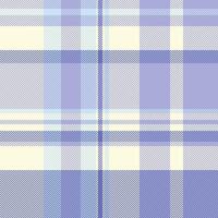 Serene pastel plaid pattern in soft blues and creams. Ideal for textile design, website backgrounds, or crafting projects. vector