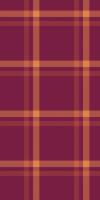 Elegant burgundy and orange plaid pattern. Perfect for autumnal designs, textile prints, and website backgrounds. Evokes warmth, comfort, and classic style. vector
