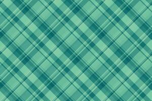 Seamless checkered pattern in calming teal hues. Textile texture, ideal for backgrounds, design elements, and creative projects. Modern yet classic aesthetic. vector