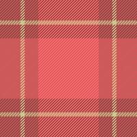 Vibrant coral and maroon plaid pattern. Perfect for textile design, fashion, website backgrounds, or branding. This contemporary, subtly textured design evokes warmth and style. vector