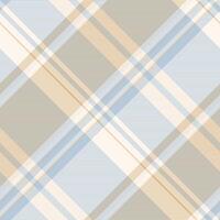 Subtle pastel plaid pattern. Elegant crisscross design in soft blues, beiges, and creams. Perfect for textiles, websites, or branding projects seeking a sophisticated, calming aesthetic. vector