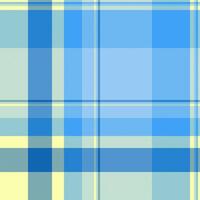 Stylish plaid pattern in serene blues and yellows. Perfect for backgrounds, textiles, or adding a touch of classic design to any project. Versatile eyecatching vector