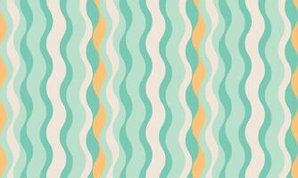 Seamless wavy pastel pattern. Perfect for backgrounds, textiles, or website design. Evokes feelings of calm, summer, and retro style. vector