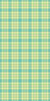 Tone check seamless fabric, list texture tartan plaid. Ornamental textile background pattern in teal and amber colors. vector