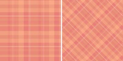 tartan texture of check textile plaid with a fabric seamless background pattern. Set in stylish colors in flannel shirt outfit ideas. vector