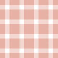 Elegant blush pink and white gingham check pattern. Perfect for textiles, websites, branding, and packaging. This soft, timeless design evokes feelings of warmth and serenity. vector