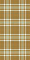 Elegant brown and light blue plaid pattern. Perfect for textile design, website backgrounds, or autumnal themed projects. This subtle yet sophisticated check evokes feelings of warmth and comfort. vector