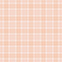 Elegant peach white plaid pattern. Textile design for backgrounds, fashion, or creative projects. Soft, versatile, and visually appealing texture. vector