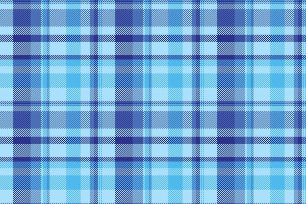 Postcard textile fabric, setting pattern texture background. Hounds check tartan seamless plaid in cyan and blue colors.