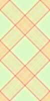 Cutout plaid textile texture, square fabric check . Decorative seamless background pattern tartan in light and amber colors. vector