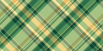 Elegant diagonal plaid pattern in calming greens and creamy yellows. Perfect for textile design, fashion, home decor, or website backgrounds. Subtle texture adds visual interest. vector