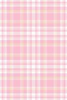 Delicate pink and cream plaid pattern. Perfect for textiles, fashion, websites, and stationery designs. Evokes feelings of softness, femininity, and gentle style. vector