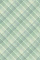 Elegant diagonal plaid pattern in soft sage and cream tones. Perfect for textile design, website backgrounds, or stationery. This subtle, timeless texture evokes feelings of calm and sophistication. vector