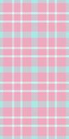 Sweet pastel pink and light blue plaid pattern. Perfect for backgrounds, textiles, and scrapbooking. This delicate, repeating design evokes feelings of serenity and femininity. vector